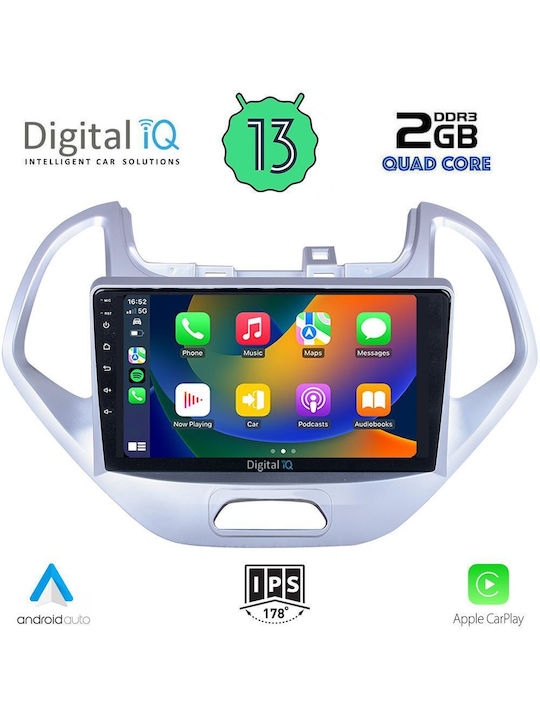 Digital IQ Car Audio System for Ford Ka 2017> (Bluetooth/USB/WiFi/GPS) with Touch Screen 9"