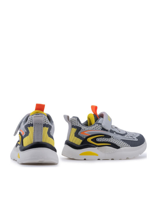 Παιδικά Sneakers με Σκρατς Γκρι