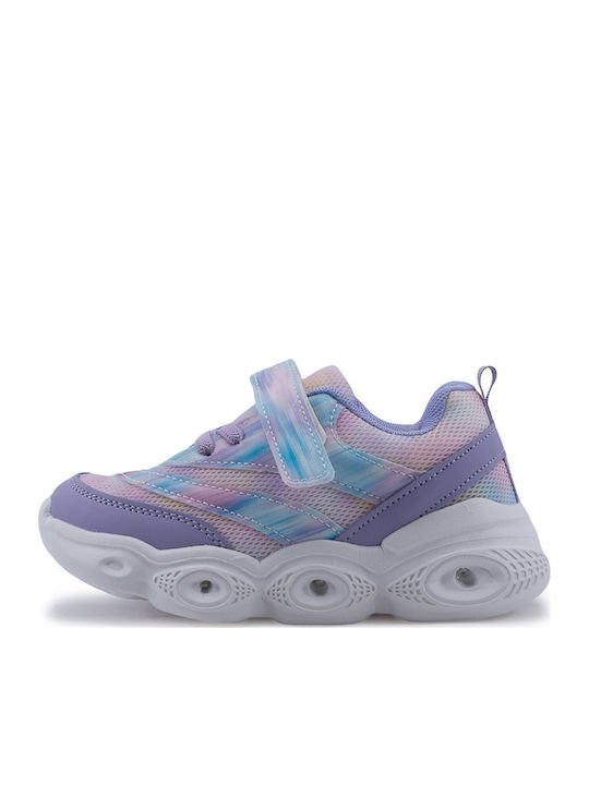 Παιδικά Sneakers με Σκρατς Μωβ