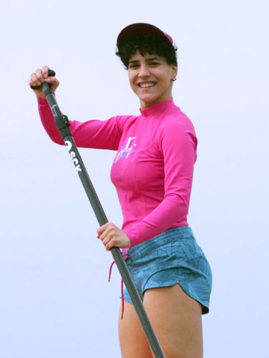 Aropec Femei Mânecă lungă Tricou de protecție solară Roz