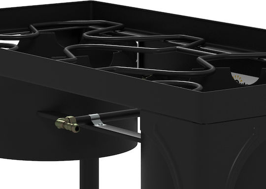 Outsunny Gas Grill for Camping 79x40x73cm