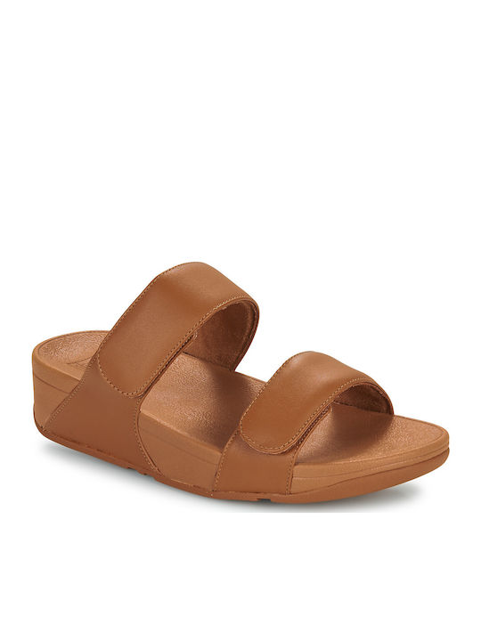 Fitflop Δερμάτινα Σανδάλια Καφέ