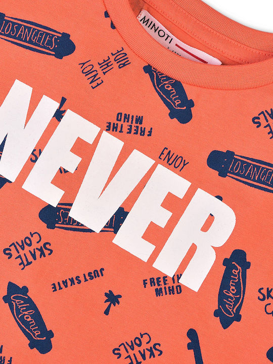 Kids' T-shirt Orange Never