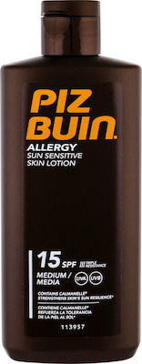 Piz Buin Allergy Wasserfest Sonnenschutz Lotion SPF15 mit Farbe 200ml