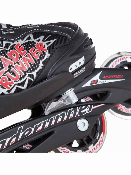 Rollerblade Bladerunner Phaser XR Combo Inline Αυξομειούμενα Rollers Μαύρα Παιδικά