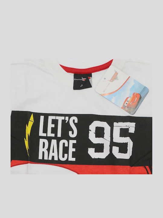Kinder-T-Shirt Weiß Cars