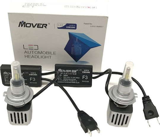 Mover Samsung Lamps Car HB3 F3s LED 6500K Cold White 26W 2pcs