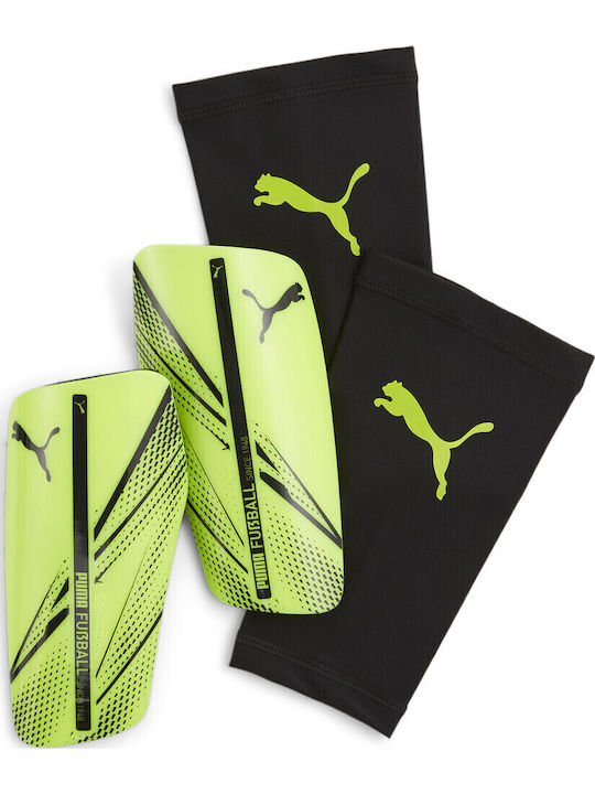 PUMA Attacanto Sleeve Adults Soccer Shin Protectors Green 030887-04