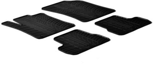 Lampa Σετ Μπροστινά και Πίσω Πατάκια 4τμχ για Citroen C4 Cactus 2020+ Μαύρα