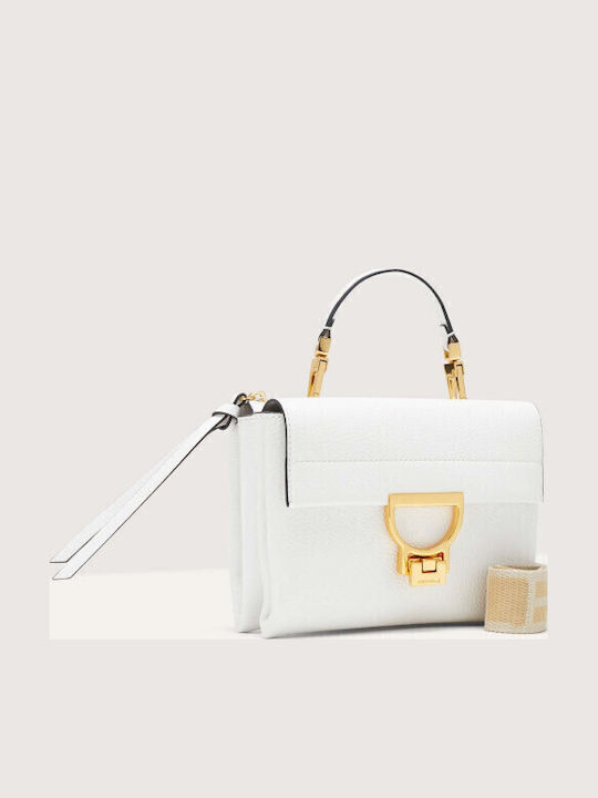 Arlettis Leather Women's Bag Shoulder White