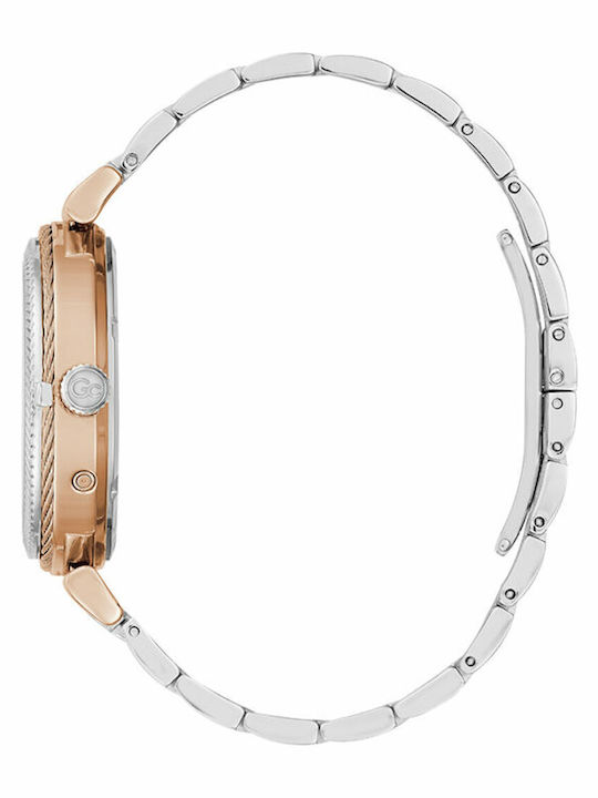 Guess Damen Uhr mit Gray Metallarmband