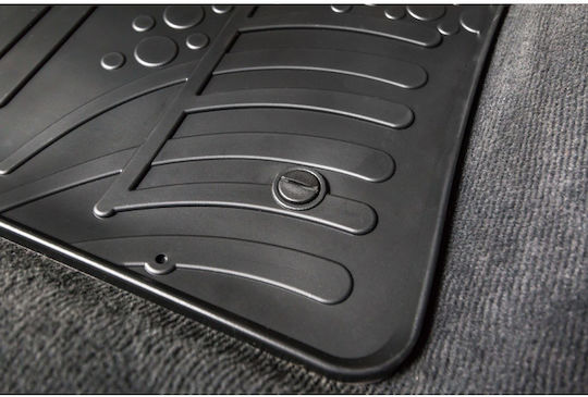 Gledring Set of Front and Rear Mats 4pcs for Alfa Romeo Stelvio 2017 Black