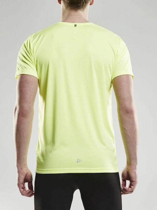 Craft Herren Sport T-Shirt Kurzarm Yellow