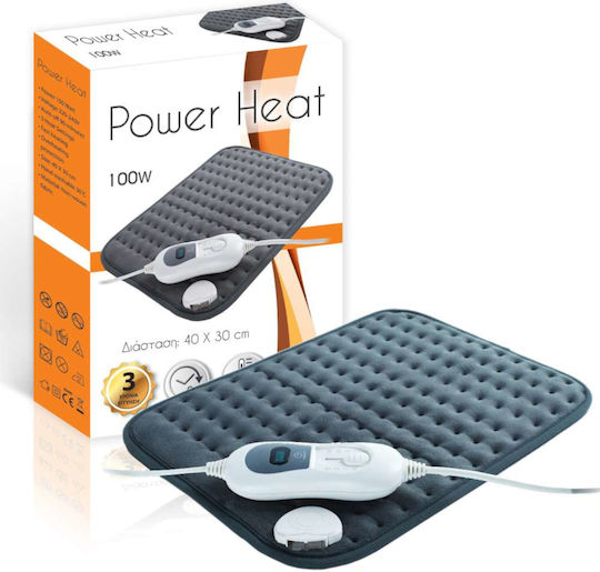 Alfa Care Power Heat General Use Heating Pad Gray 40x30cm