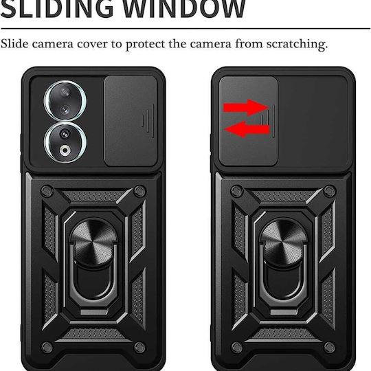 Techsuit Shield Back Cover Πλαστικό / Σιλικόνης Μαύρο (Honor 90 - OEM)