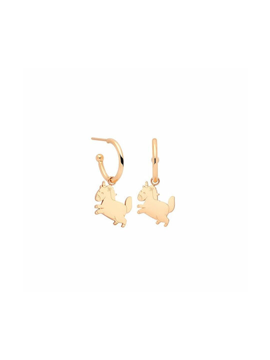 Mr. Wonderful Earrings made of Steel Gold Plated