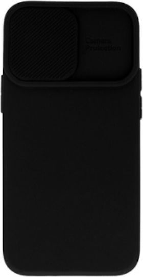 Powertech Umschlag Rückseite Silikon Schwarz (Xiaomi 13 Pro)