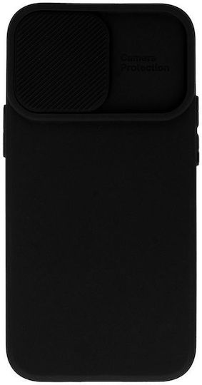 Powertech Umschlag Rückseite Silikon Schwarz (Xiaomi 13 Pro)