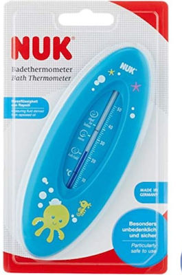 Nuk Analog Bath Thermometer Ocean 10°C - 50°C Light Blue Octopus