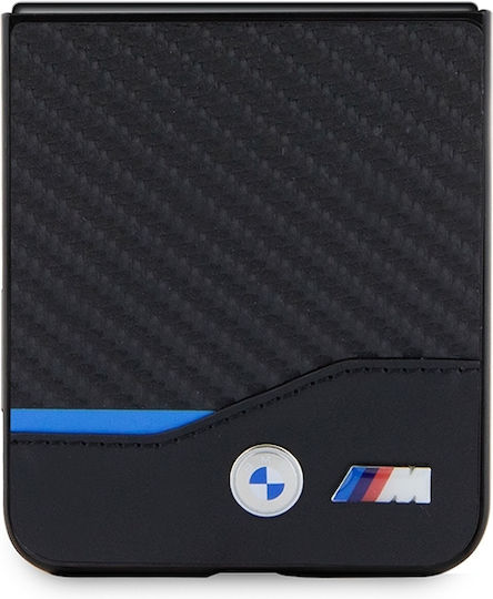 BMW Back Cover Δερμάτινο Μαύρο (Galaxy Z Flip5)