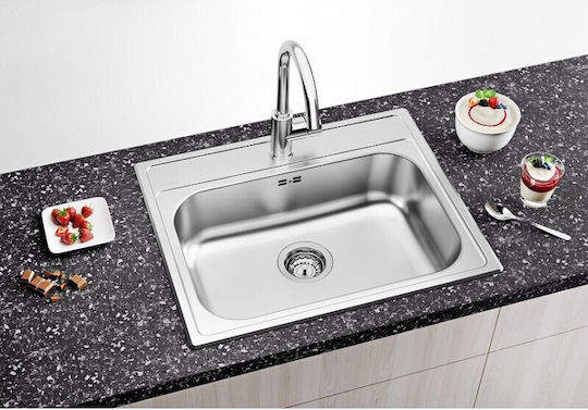Blanco 525323 Ένθετος Inox Brushed Μ60xΠ50cm Γκρι