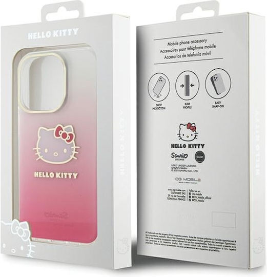 Hello Kitty Задна корица Пластмаса Розов (iPhone 15 Pro Max)