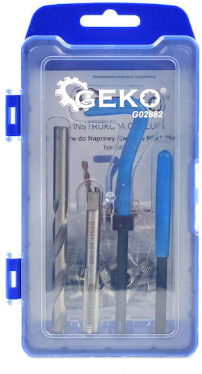 Spark Plug Thread Repair Kit M8 X 1.25 Mm Geko G02882