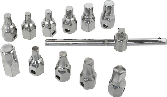 Oil Bath Wrench Kit 12 Pieces Plastic Box Geko G02710