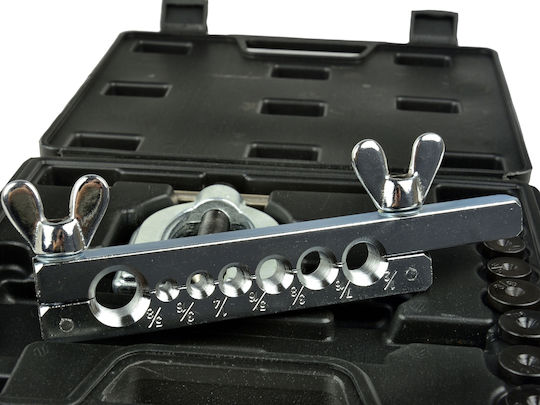 Geko Brake Pipe Crimping Tool 5 6 8 10mm 1/4" 1/2" 10 Pieces Plastic Box