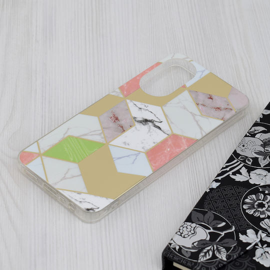 Techsuit Marble Задна корица Силикон Лилав (Oppo A78 4G - Oppo)