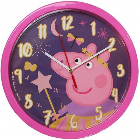 Kids Licensing Детски стенен часовник Peppa Pig