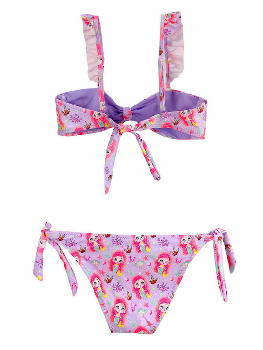 Flower Children's Swimsuit Set Bikini Bikini Volant Designs Mermaid