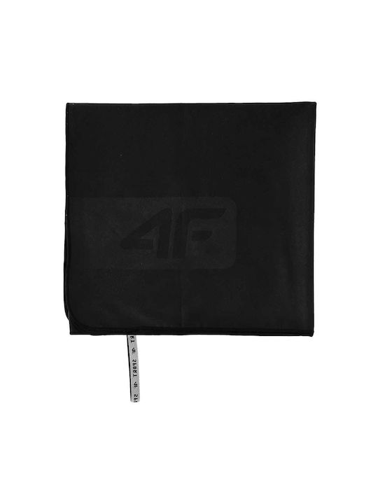 4F Microfiber Black Gym Towel 80x170cm