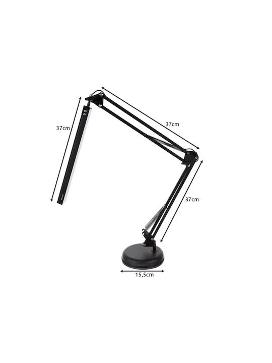 Izoxis LED Office Lamp in Black Color