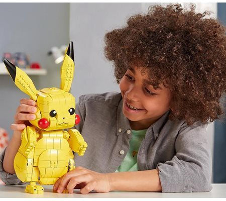 Mega Bloks Τουβλάκια Jumbo Pikachu για 8+ Ετών 825τμχ