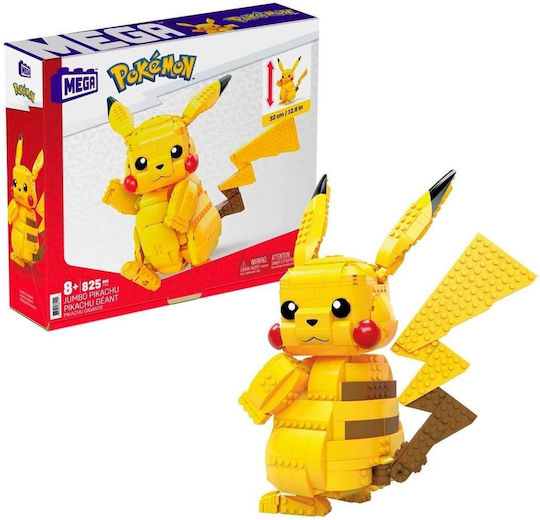 Mega Bloks Τουβλάκια Jumbo Pikachu για 8+ Ετών 825τμχ