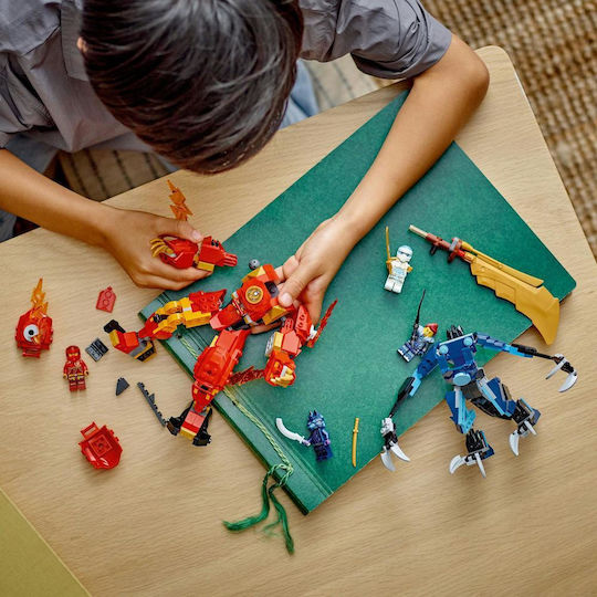 LEGO Ninjago Kai's Elemental Fire Mech for Ages 7+ 322 Pieces