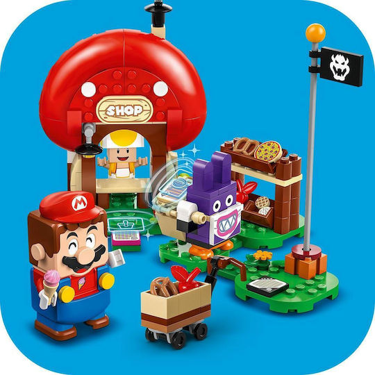 LEGO Super Mario Nabbit At Toad's Shop Expansion Set за 7+ Години 230 Бройки