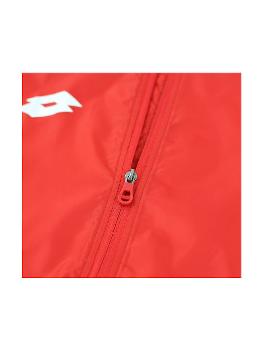 Lotto Kids Casual Jacket Short Windproof Red