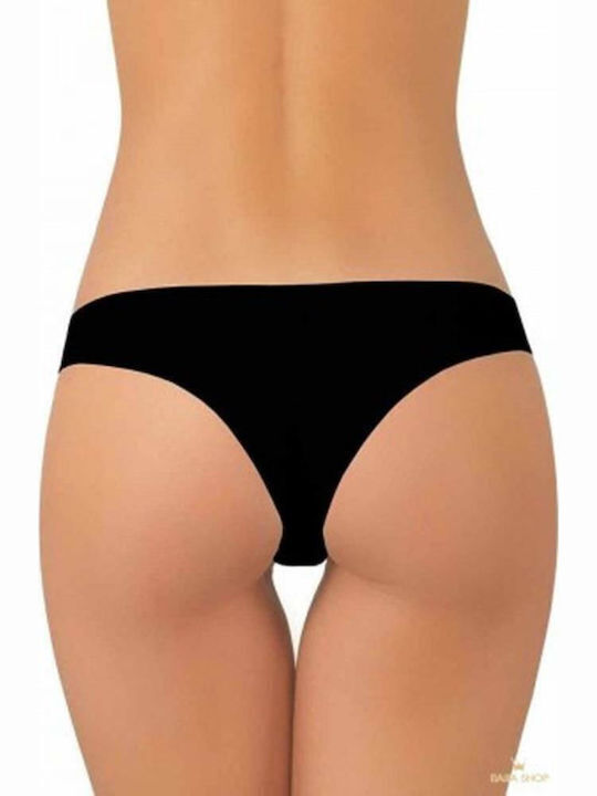 Vero by Aslanis Baumwolle Damen Brasilien 3Pack Schwarz