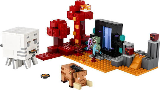 LEGO Minecraft The Nether Portal Ambush για 8+ Ετών