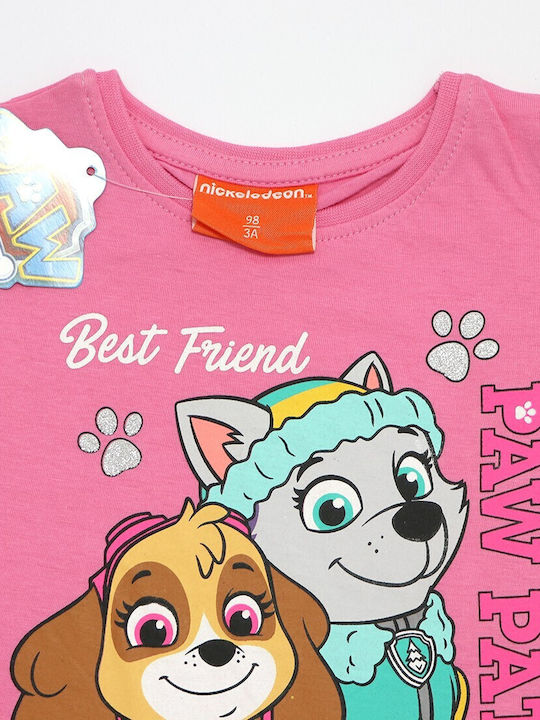 Nickelodeon Kinder Shirt Kurzarm Rosa