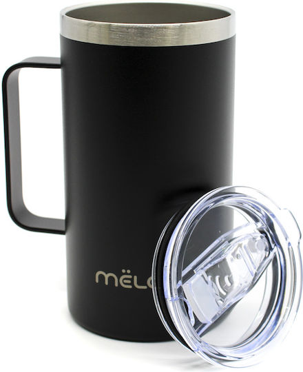 Mele Ποτήρι Θερμός 750ml Μαύρο