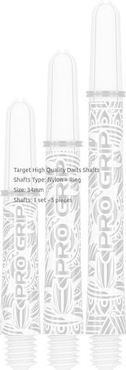 Target Darts Pro Grip Ink White Short Στελέχος για Βελάκια