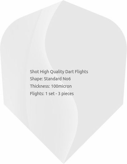 Shot Std.6 100 micron Φτερά για Βελάκια