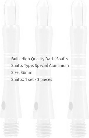Bulls Aluminium Stiele für Pfeile
