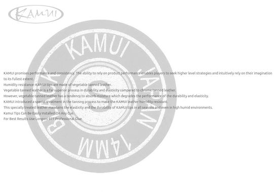 Kamui Πετσάκι Στέκας Μπιλιάρδου Πετσάκι Στέκας Kamui Black Soft Ø14 Laminated 1τμχ 468