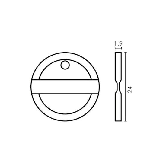 Nir Italia Type V 2 Grooves Type V 2 Grooves Permalink για Ποδοσφαιράκι Brand Coin Holder 1pcs