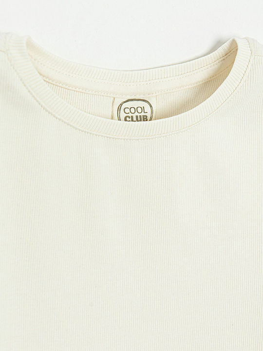 Cool Club Kids' Blouse Short Sleeve White