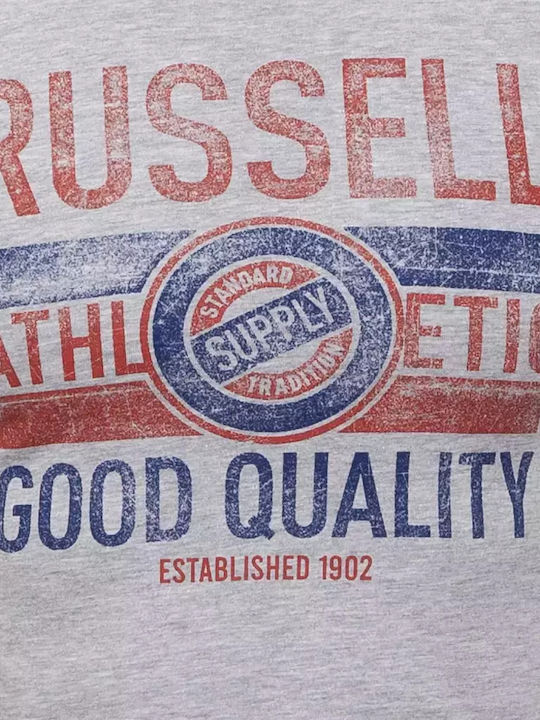 Russell Athletic Tricou pentru copii Gri Crewneck